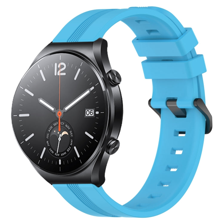 Cinturino in silicone a strisce concave da 22 mm, For Xiaomi MI Watch S1, For Xiaomi MI Watch S1 Pro