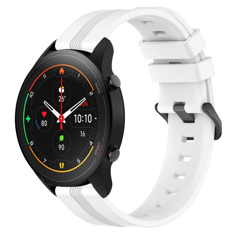 Cinturino in silicone a strisce concave da 22 mm, For Xiaomi MI Watch S1, For Xiaomi MI Watch S1 Pro