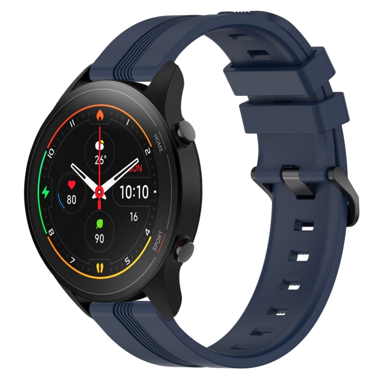 Cinturino in silicone a strisce concave da 22 mm, For Xiaomi MI Watch S1, For Xiaomi MI Watch S1 Pro