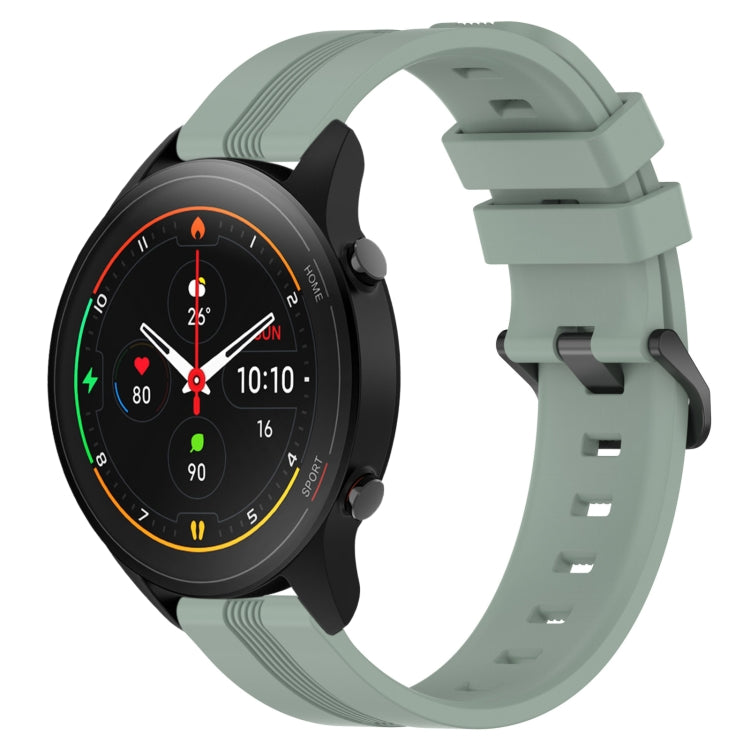 Cinturino in silicone a strisce concave da 22 mm, For Xiaomi MI Watch S1, For Xiaomi MI Watch S1 Pro