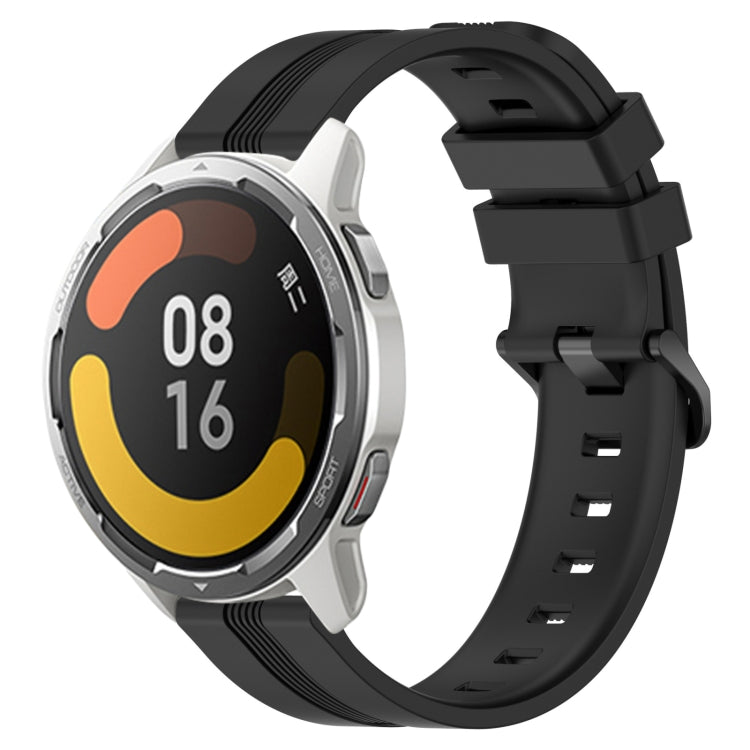Cinturino in silicone a strisce concave da 22 mm, For Xiaomi MI Watch Color 2, For Xiaomi MI Watch Sport