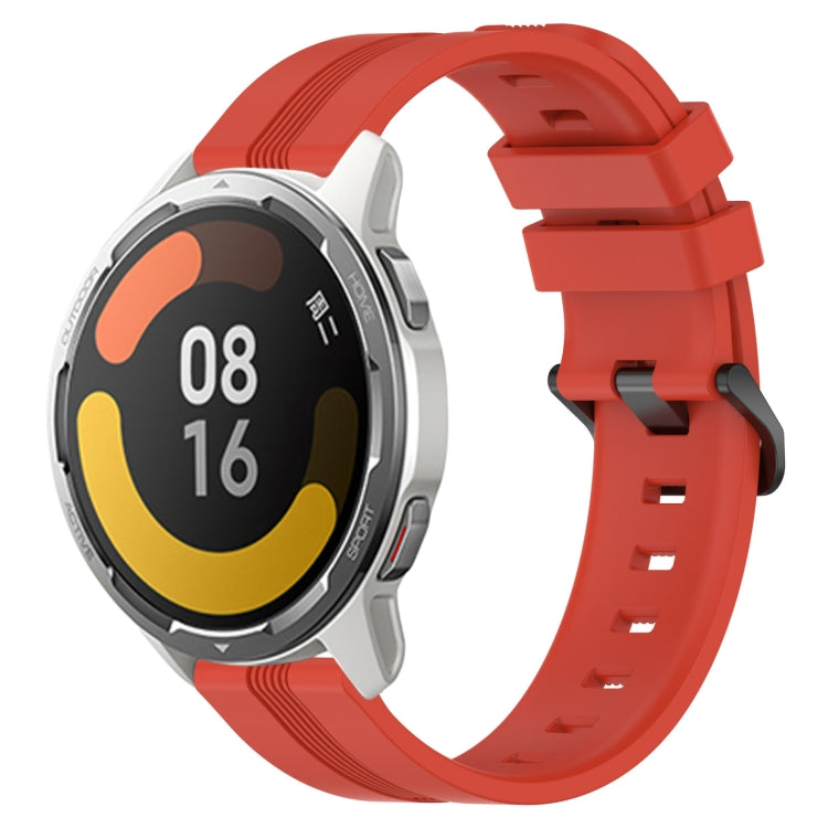 Cinturino in silicone a strisce concave da 22 mm, For Xiaomi MI Watch Color 2, For Xiaomi MI Watch Sport
