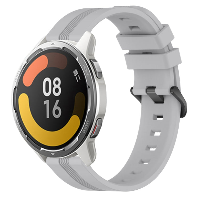Cinturino in silicone a strisce concave da 22 mm, For Xiaomi MI Watch Color 2, For Xiaomi MI Watch Sport