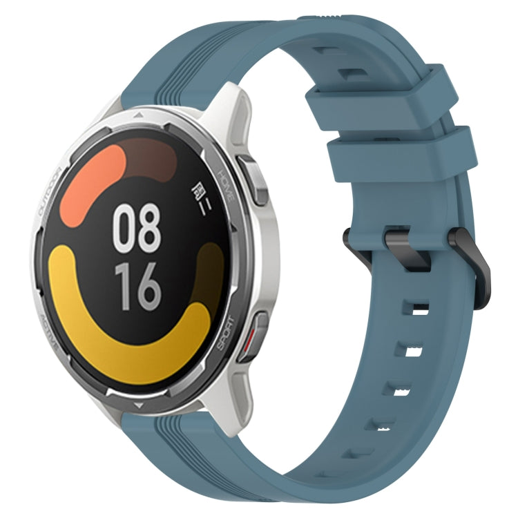 Cinturino in silicone a strisce concave da 22 mm, For Xiaomi MI Watch Color 2, For Xiaomi MI Watch Sport
