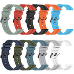 Cinturino in silicone a strisce concave da 22 mm, For Xiaomi MI Watch Color 2, For Xiaomi MI Watch Sport