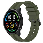 Cinturino in silicone a strisce concave da 22 mm, For Xiaomi MI Watch Color, For Xiaomi Watch S1 Active