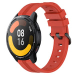 Cinturino in silicone a strisce concave da 22 mm, For Xiaomi MI Watch Color, For Xiaomi Watch S1 Active