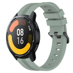 Cinturino in silicone a strisce concave da 22 mm, For Xiaomi MI Watch Color, For Xiaomi Watch S1 Active