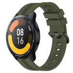 Cinturino in silicone a strisce concave da 22 mm, For Xiaomi MI Watch Color, For Xiaomi Watch S1 Active