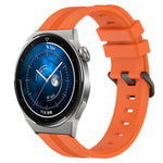 Cinturino in silicone a strisce concave da 22 mm, For Huawei Watch GT3 Pro 46mm, For Huawei Watch Buds