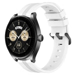 Cinturino in silicone a strisce concave da 22 mm, For Huawei Watch GT3 Pro 46mm, For Huawei Watch Buds