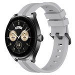 Cinturino in silicone a strisce concave da 22 mm, For Huawei Watch GT3 Pro 46mm, For Huawei Watch Buds