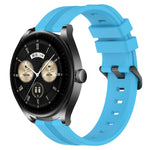 Cinturino in silicone a strisce concave da 22 mm, For Huawei Watch GT3 Pro 46mm, For Huawei Watch Buds
