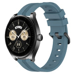 Cinturino in silicone a strisce concave da 22 mm, For Huawei Watch GT3 Pro 46mm, For Huawei Watch Buds
