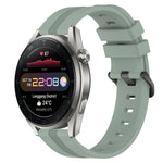 Cinturino in silicone a strisce concave da 22 mm, For Huawei Watch 3 Pro New, For Huawei Watch GT3 46mm