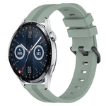 Cinturino in silicone a strisce concave da 22 mm, For Huawei Watch 3 Pro New, For Huawei Watch GT3 46mm