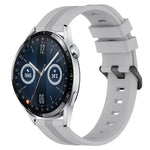Cinturino in silicone a strisce concave da 22 mm, For Huawei Watch 3 Pro New, For Huawei Watch GT3 46mm