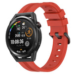 Cinturino in silicone a strisce concave da 22 mm, For Huawei Watch GT Runner, For Huawei Watch 3