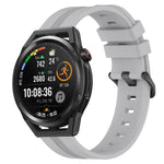 Cinturino in silicone a strisce concave da 22 mm, For Huawei Watch GT Runner, For Huawei Watch 3