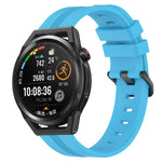 Cinturino in silicone a strisce concave da 22 mm, For Huawei Watch GT Runner, For Huawei Watch 3