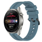 Cinturino in silicone a strisce concave da 22 mm, For Huawei Watch 3 Pro, For Huawei GT2 Pro