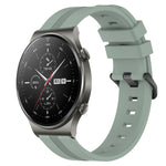 Cinturino in silicone a strisce concave da 22 mm, For Huawei Watch 3 Pro, For Huawei GT2 Pro