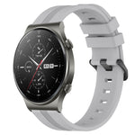 Cinturino in silicone a strisce concave da 22 mm, For Huawei Watch 3 Pro, For Huawei GT2 Pro