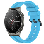 Cinturino in silicone a strisce concave da 22 mm, For Huawei Watch 3 Pro, For Huawei GT2 Pro