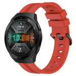 Cinturino in silicone a strisce concave da 22 mm, For Huawei Watch GT 2E, For Huawei GT2 46mm
