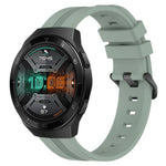 Cinturino in silicone a strisce concave da 22 mm, For Huawei Watch GT 2E, For Huawei GT2 46mm