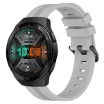 Cinturino in silicone a strisce concave da 22 mm, For Huawei Watch GT 2E, For Huawei GT2 46mm