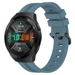 Cinturino in silicone a strisce concave da 22 mm, For Huawei Watch GT 2E, For Huawei GT2 46mm