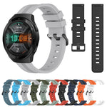 Cinturino in silicone a strisce concave da 22 mm, For Huawei Watch GT 2E, For Huawei GT2 46mm