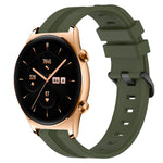 Cinturino in silicone a strisce concave da 22 mm, For Honor Watch GS 3, For Honor Watch GS Pro