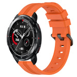 Cinturino in silicone a strisce concave da 22 mm, For Honor Watch GS 3, For Honor Watch GS Pro