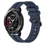 Cinturino in silicone a strisce concave da 22 mm, For Honor Watch GS 3, For Honor Watch GS Pro