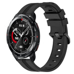 Cinturino in silicone a strisce concave da 22 mm, For Honor Watch GS 3, For Honor Watch GS Pro