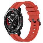 Cinturino in silicone a strisce concave da 22 mm, For Honor Watch GS 3, For Honor Watch GS Pro