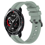 Cinturino in silicone a strisce concave da 22 mm, For Honor Watch GS 3, For Honor Watch GS Pro