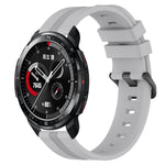 Cinturino in silicone a strisce concave da 22 mm, For Honor Watch GS 3, For Honor Watch GS Pro