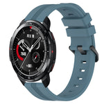 Cinturino in silicone a strisce concave da 22 mm, For Honor Watch GS 3, For Honor Watch GS Pro