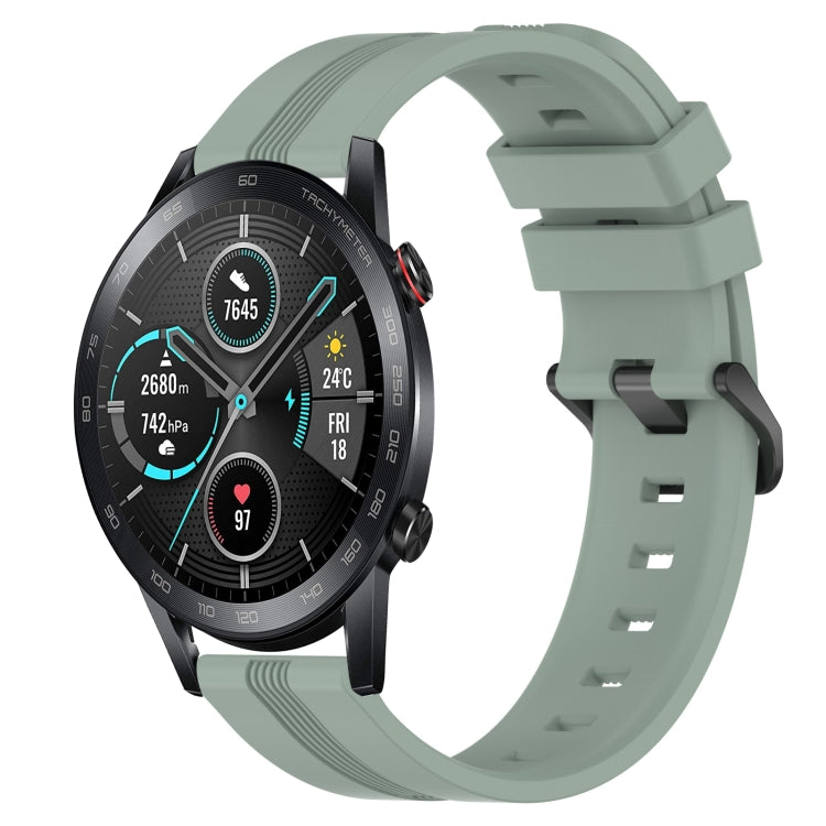 Cinturino in silicone a strisce concave da 22 mm, For Honor Magic Watch 2 46mm, For Honor Watch Dream