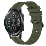 Cinturino in silicone a strisce concave da 22 mm, For Honor Magic Watch 2 46mm, For Honor Watch Dream