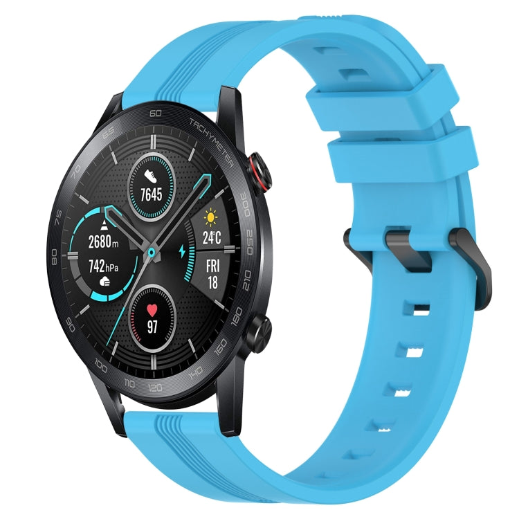 Cinturino in silicone a strisce concave da 22 mm, For Honor Magic Watch 2 46mm, For Honor Watch Dream
