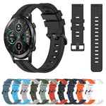 Cinturino in silicone a strisce concave da 22 mm, For Honor Magic Watch 2 46mm, For Honor Watch Dream