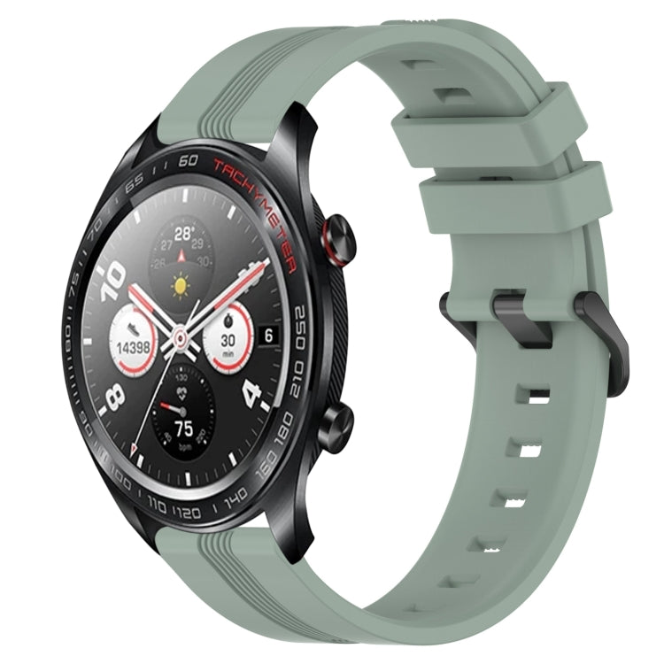 Cinturino in silicone a strisce concave da 22 mm, For Honor Magic Watch 2 46mm, For Honor Watch Dream