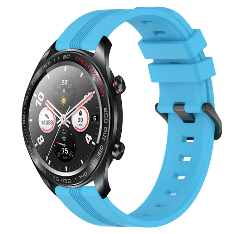 Cinturino in silicone a strisce concave da 22 mm, For Honor Magic Watch 2 46mm, For Honor Watch Dream