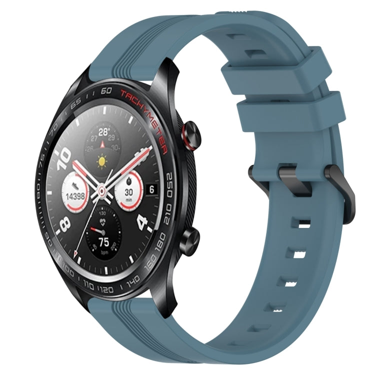 Cinturino in silicone a strisce concave da 22 mm, For Honor Magic Watch 2 46mm, For Honor Watch Dream