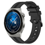 Cinturino in silicone a strisce concave da 20 mm, For Huawei Watch GT3 Pro 43mm, For Huawei Watch GT3 42mm