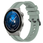 Cinturino in silicone a strisce concave da 20 mm, For Huawei Watch GT3 Pro 43mm, For Huawei Watch GT3 42mm